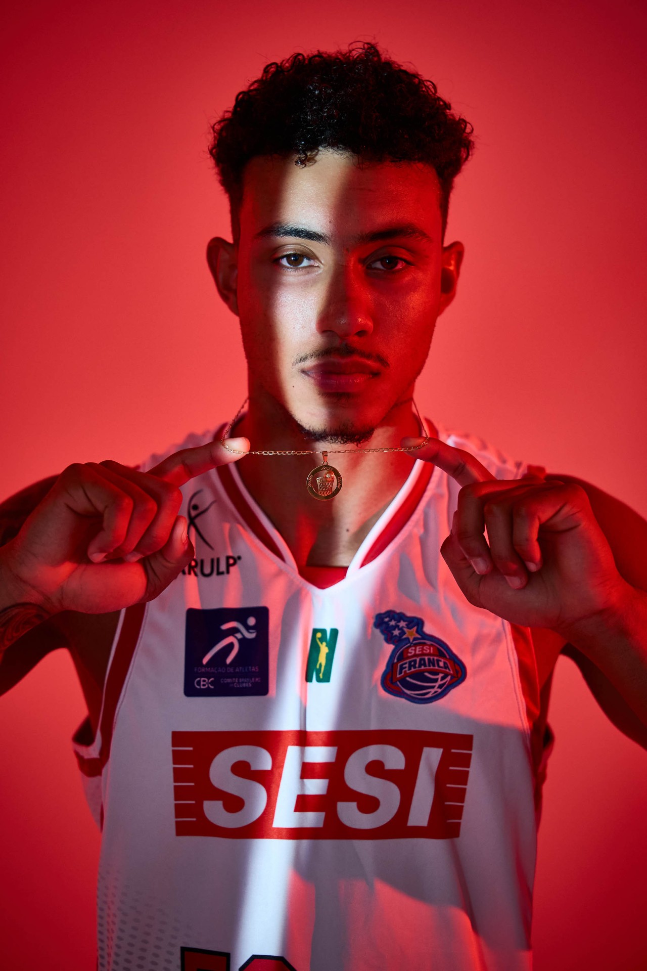 Retrato esportivo de atleta